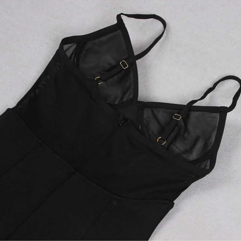 NEW! to CASA B💫|Starfish Embellished Glamorous Mesh Bustier High Slit Maxi Gown - Picture 8 of 13